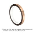 thumbnail image 4 of Uxcell Metalized Polyester Film Tape Adhesive Mirror Decor Tape 50mx15mm,Rose Gold Tone, 4 of 5