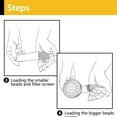 thumbnail image 6 of Shower Head Filter Replacement Beads for Universal Use with Negative Ions and Purification Function, 6 of 9