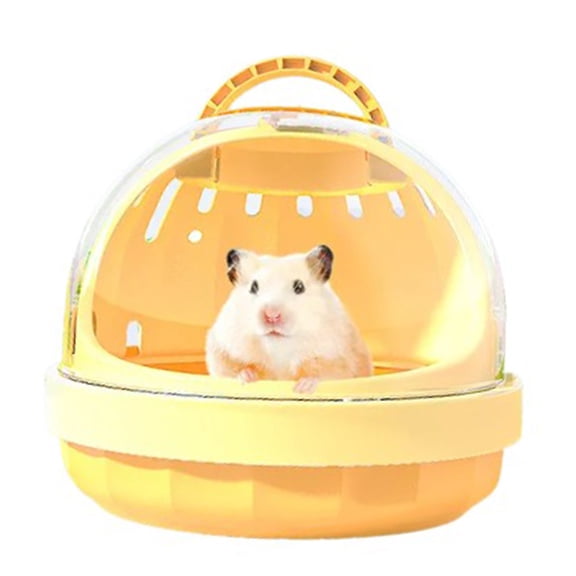Transport Cage for Small Pet Carrier with Ventilable Cover Plastic Pet Carry Box Carry Travel Cage for Small