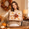 thumbnail image 4 of Thanksgiving Gifts Wrapping Paper,27.56x19.69 Inch Pumpkin Maple Leaf Themed Cozy Gift Wrap Paper,Perfect for Holiday Gifts Making and Fall Party Prep, 4 of 6