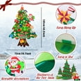 thumbnail image 5 of Tumao Felt Christmas Tree for Toddlers Kids 3.4FT DIY Montessori Christmas Tree Kit Felt Christmas Tree Wall Decorations with Santa 40Pcs Ornaments for Christmas Gift Home Decor, 5 of 8