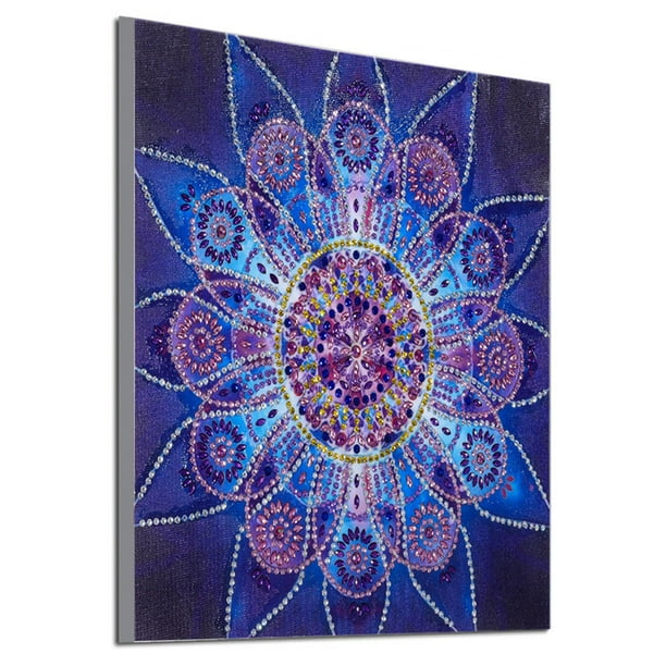 Kits de pintura de diamantes, pintura de diamante hecha a mano DIY, pintura de dibujo de diamantes de imitación de sensación estéreo con accesorios de arte de diamantes para la sala de estar de la par