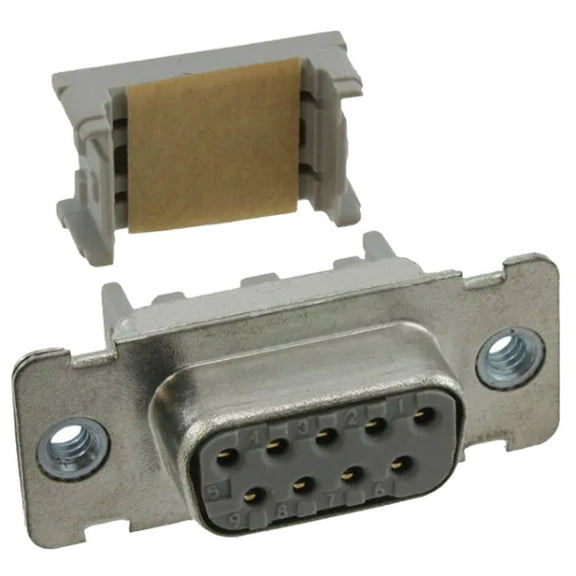 8309-6003 Position 9 D-Sub Receptacle, Female Sockets Connector