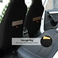 thumbnail image 5 of Naloa Light Green Squares Car Seat Covers 2PCs Front Car Seat Covers Universal fit for Most Cars SUVs and Trucks - 2 PCS, 5 of 5