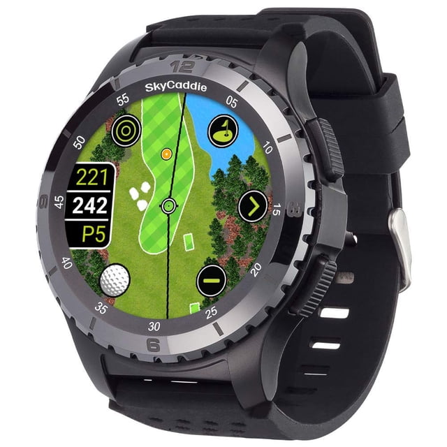 Reloj GPS para golf SkyCaddie LX5C con bisel de cerámica negro