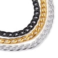 thumbnail image 2 of Yilisi 6M 3 Colors Oxidated Aluminium Twisted Chains Curb Chains Diamond Cut Chains Unwelded Lead Free and Nickel Free Mixed Color 12x7x2mm 6.58 Feet(2m)/color, 2 of 8