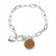 thumbnail image 1 of Peliculas jugando sello modelos Pulsera de cadena de corazón joyería encanto moda, 1 of 3