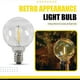thumbnail image 4 of Solar string lights G40 LED bulbs E12 base 20 pcs shatterproof, 4 of 4
