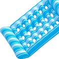 thumbnail image 3 of Cama flotante inflable hamaca plegable para fiesta de piscina azul claro azul, 3 of 4