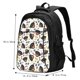 thumbnail image 5 of Fotbe Rottweiler Mochila con Estampado y Puerto USB para Hombre y Mujer, Mochila Antirrobo, Mochila de Viaje, Mochila Escolar, Mochila Universitaria, 5 of 7