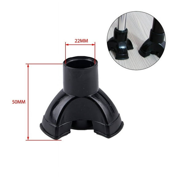 22mm Walking Stick Rubber Tip Three-Legged Rubber Cane Replacement Tip Ac FU WA
