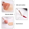 thumbnail image 3 of Greenadscape Brochas De Maquillaje Compactas Para Aplicar Polvo Y Base Con Mango Antideslizante, 3 of 8