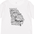 thumbnail image 4 of Inktastic Georgia State Word Salad Boys or Girls Long Sleeve Toddler T-Shirt, 4 of 5