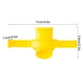 thumbnail image 2 of 6PCS Sealing Clips 6pcs Snack Sealing Clip Food Sealing Milk Powder Clip Plastic Bag Discharge Nozzle Clip Food Bag Sealing Strip Sealing Device Yellow, 2 of 7
