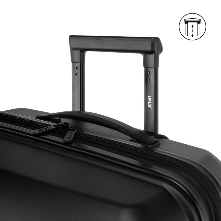 iFLY PUR 24" Expandable Checked Luggage, Black photo 8