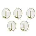 thumbnail image 2 of Hauiodp Decorative Wall Hooks, Adhesive Coat Hooks, Kitchen Wall Hooks, Nail Free Sticky Hangers, Reusable Utility Towel Hooks for Entryway, Kitchen, Bathrooms, Door, 2 of 6