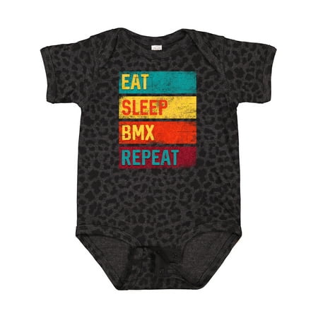 

Inktastic BMX Biking Motocross Eat Sleep BMX Repeat Gift Baby Boy or Baby Girl Bodysuit