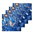 thumbnail image 2 of BZSMCE Towel Cotton Face Towel Soft Hand Towels Fashion Butterflies Flowers and Glowing Lanterns Pattern, 2 of 9