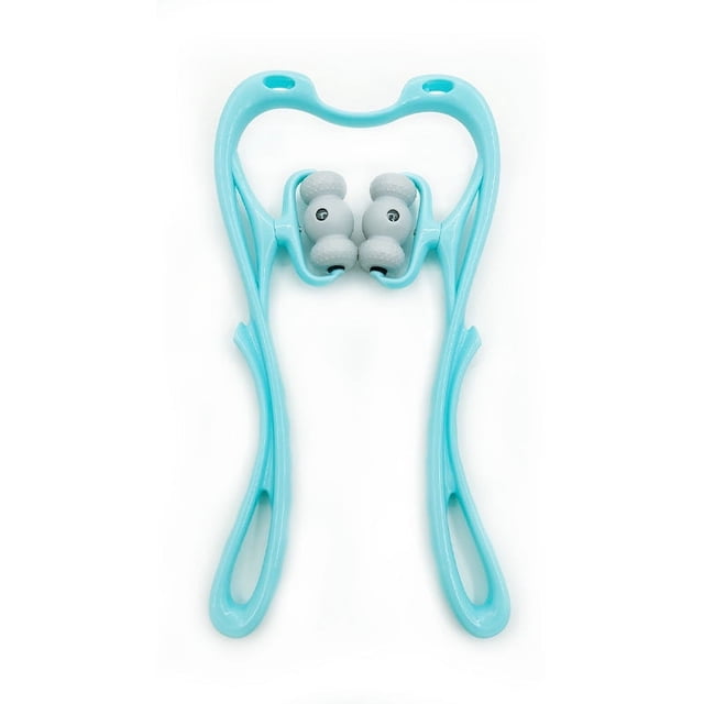 Masajeador cervical, masajeador manual de cuello, masajeador de hombros, masajeador de seis ruedas, clip para cuello, artefacto