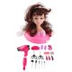 thumbnail image 1 of Doll Head Hair Styling Set for Children Toy Makeup Pretend Playset Dress Up Play Set Play Game for Kids Girls, 1 of 4