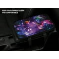 thumbnail image 5 of WIRESTER Car Armrest Pad Cover, Neoprene, 125” x 7”, Nebula Galaxy Purple, 5 of 6