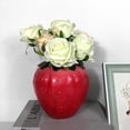thumbnail image 2 of Simulación Fruta Escultura Hogar Dormitorio Porche Redondo Fresa Florero Para Sala De Estar Comedor Hogar Decoración De Escritorio Minnieouse HA044128-01, 2 of 6