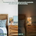 thumbnail image 4 of Yayeee Table Lamp for Bedroom Nightstand LED Portable Bedside Warm Light, Pink Sunset, 4 of 7