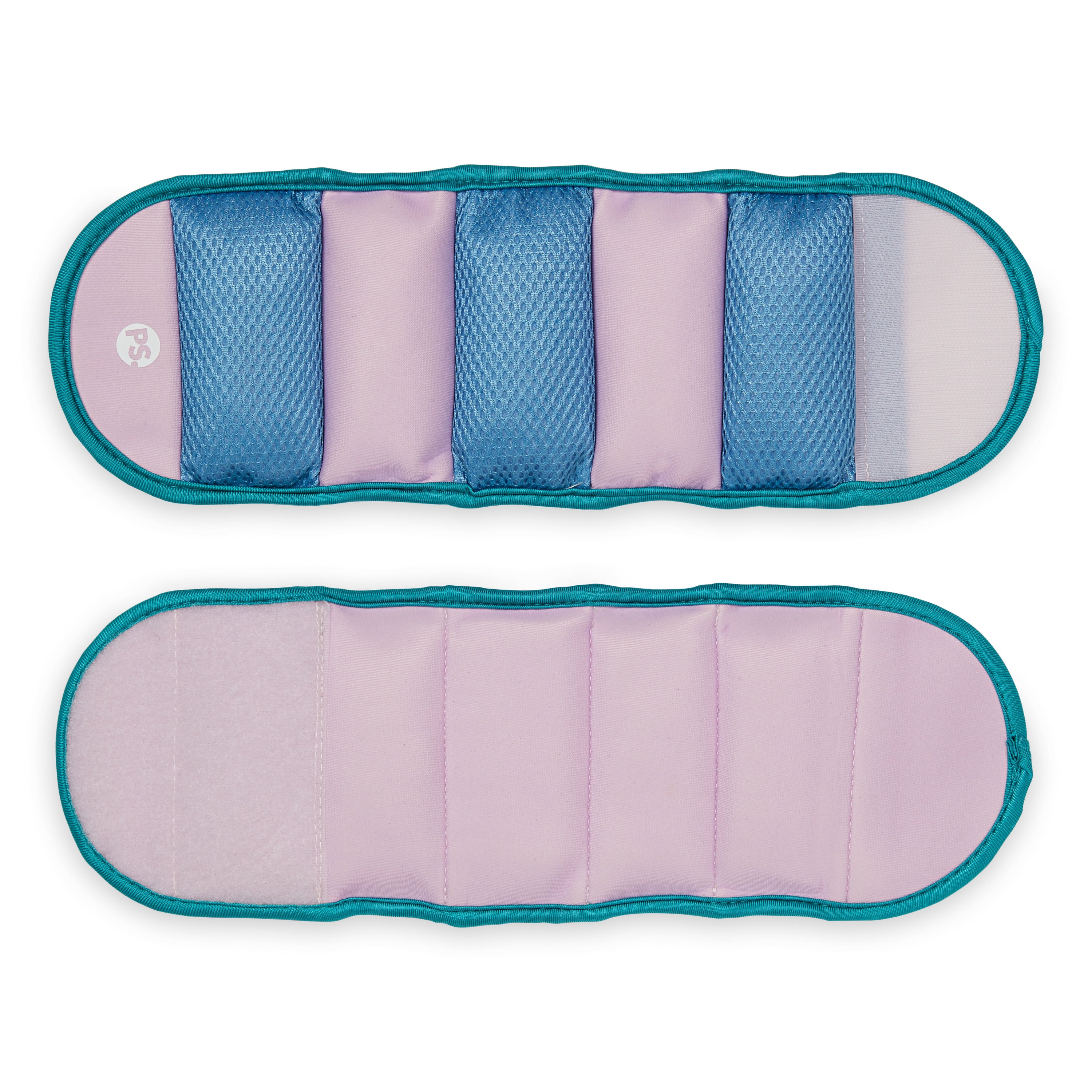 Popsugar Soft Wrist/Ankle Weights, 2.5lb Each, Set of 2, Periwinkle/Lilac