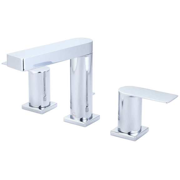 Olympia L-7400 Two Handle Lavatory Widespread Faucet, Chrome