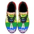 thumbnail image 2 of LGBTQ Drag Queen Drag Is Not A Crime Shoes Sneakers Black Size 4.5, 2 of 7