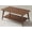 Chestnut Brown, variant on LEDREM 2-Tier Coffee Table with Storage Shelf, Modern Center Table with Tapered Legs, for Living Room, Easy Assembly, 39.4"W x 21.7"D x 17.7"H
