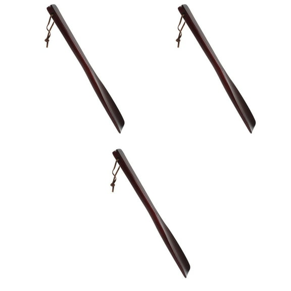 3 Pcs Shoe Horn Long Shoehorn Funnel Puller Handle Travel Women's