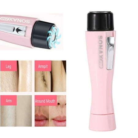 Sonew Painless Hair Remover, Women Epilator Mini Bikini Armpits Arms Legs Painless Hair Removal Battery Lady Body (Best Way To Remove Armpit Hair)