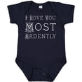 thumbnail image 3 of Inktastic I Love You Most Ardently Austen Girls Baby Bodysuit, 3 of 5