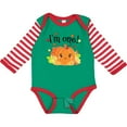 thumbnail image 3 of Inktastic I'm One Pumpkin Birthday Autumn Boys or Girls Long Sleeve Baby Bodysuit, 3 of 5