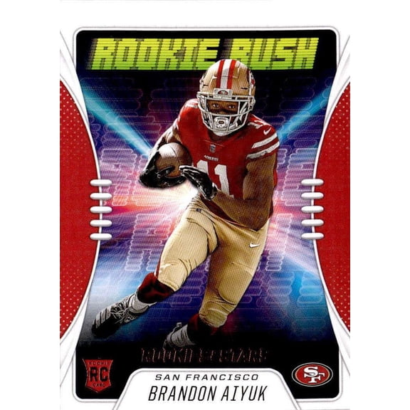 NFL 2020 Panini Rookies & Stars Rookie Rush Brandon Aiyuk RR-18 (Rookie)