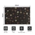 thumbnail image 5 of Paw Print Door Rugs,Washable Non Slip Door Mats Indoor,Decorative Door Mats,Entry Mat Indoor for Entrance,Bedroom,Kitchen,Bathroom,16"x24", 5 of 6