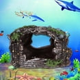thumbnail image 1 of Simulación resina rocalla pecera ornamento acuario decoración cubo antiguo, 1 of 8