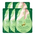 thumbnail image 1 of Mascarilla hidratante para pies SULADEC con manteca de karité y leche de cabra, 5 pares, 1 of 8