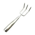 thumbnail image 3 of Small Hand Rake Soil Tiller Handheld Claw Rake Heavy Duty Metal Shrub Rake Garden Rake for Picking up Leaves Mulch Patio Cultivating Weeding 3 Tines, 3 of 10