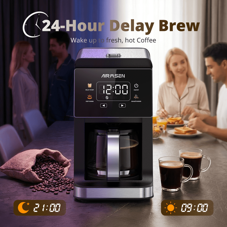 5-Cup Grind and Brew Coffee Maker with Programmable Timer photo 3
