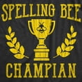 thumbnail image 2 of Mens Spelling Bee Champian T shirt Funny Nerdy Geek Hilarious Novelty Tee Graphic Tees, 2 of 9