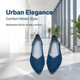 thumbnail image 6 of LANCROP Women's Slip-On Knit Ballet Flats, Flexible Breathable Casual Dress Shoes, 6 of 9