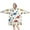White Desert Elements, variant on Wearable Oversized Blanket,White Cute Dinosaurs Pattern Wearable Blanket Hoodie for Adults,Cozy Hooded Blankets with Super Pockets,Super Warm Fuzzy Pullover for Women & Men