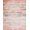 Pink Blue Beige, Pattern 1, variant on ODIKA 4'x6' Boho Zigzag Southwestern Borders Geometric Motifs Aztec Border Washable Area Rug None Pet Friendly, Non-Shedding for Bedroom, Reading Nook