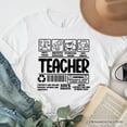thumbnail image 6 of Teacher Label T-Shirt, Funny Barcode Tee for Dedicated Educators, 6 of 6