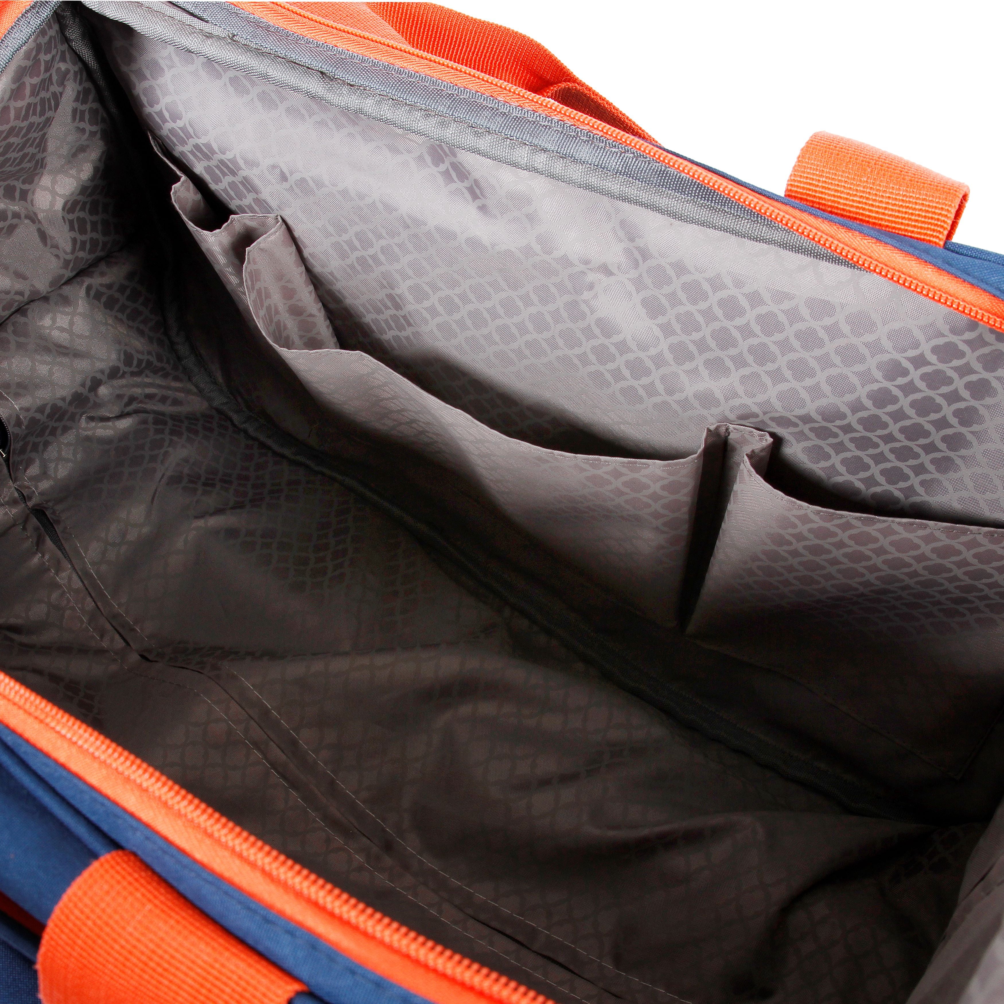 J World Duane Rolling Duffle Bag, Navy