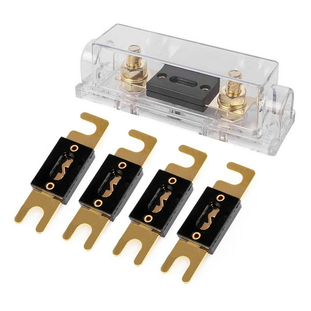 QualitChoice Universal Car Holder Automobile Metal Fuses Block Replacement Part 50A
