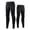 Black, variant on Coerni Boys Compression Pants Quick Dry Stretchy Leggings Athletic Pants Teen Kids Bottoms Running Training Basketball Gym