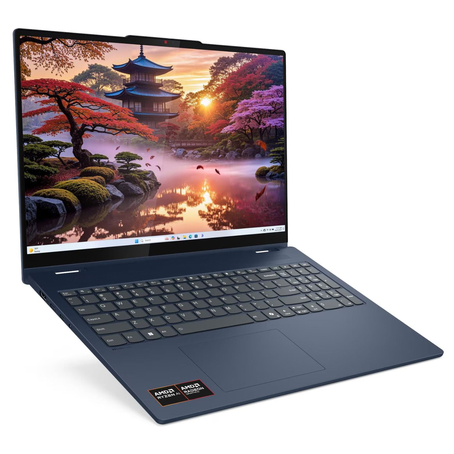 Lenovo IdeaPad 5i 16" WUXGA Touch AMD Ryzen AI 7 350 2.0 GHz 16GB 1TB SSD AMD Radeon 860M W11H, Laptop, Cosmic Blue - 83KU0013US